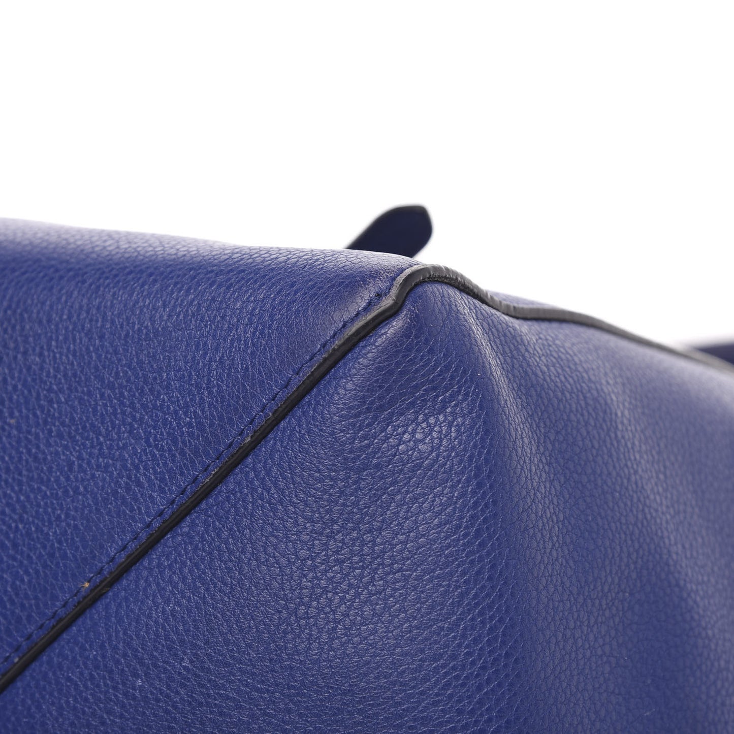 Soft Grained Calfskin Medium Belt Cabas Phantom Indigo