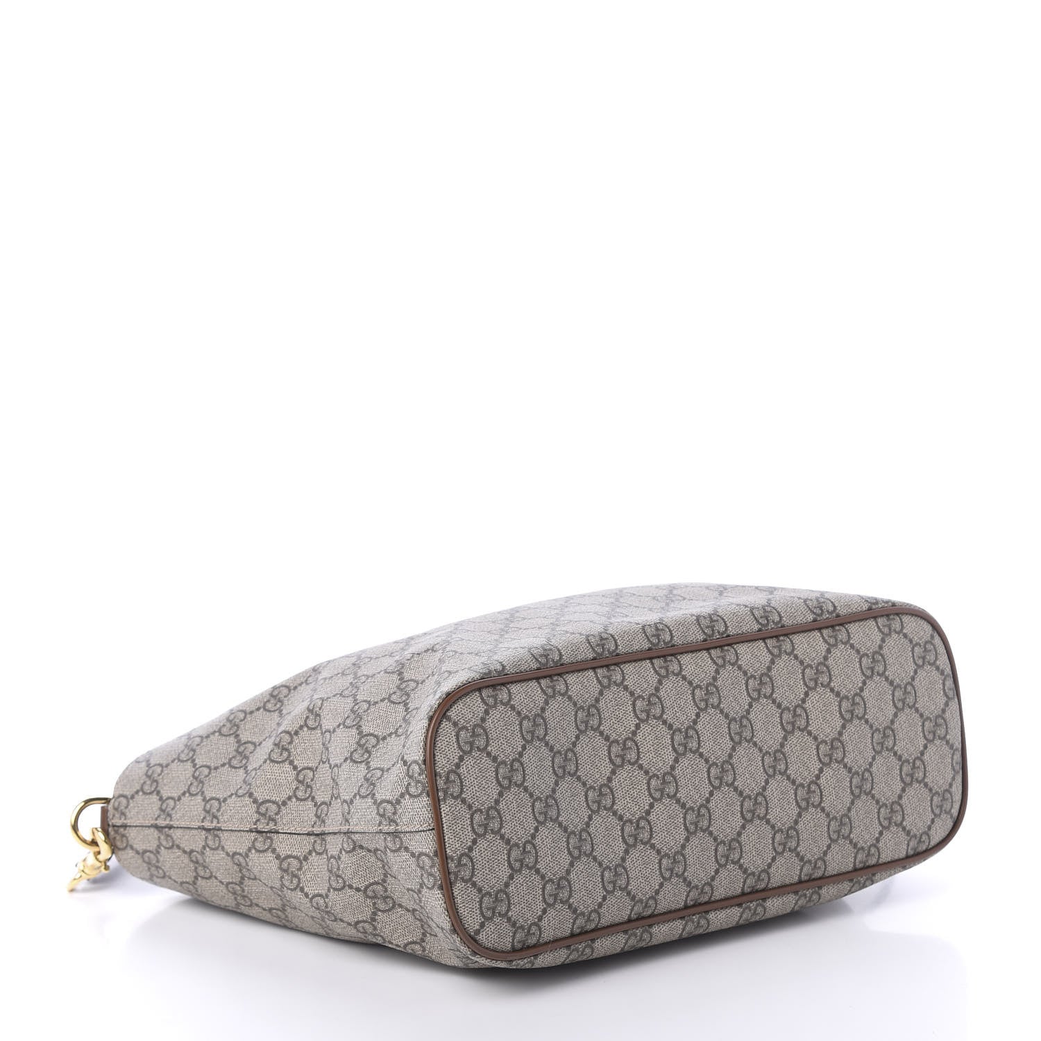 Gucci Soft GG Supreme Monogram Small Crossbody Tote Beige Cuir 5 of 11
