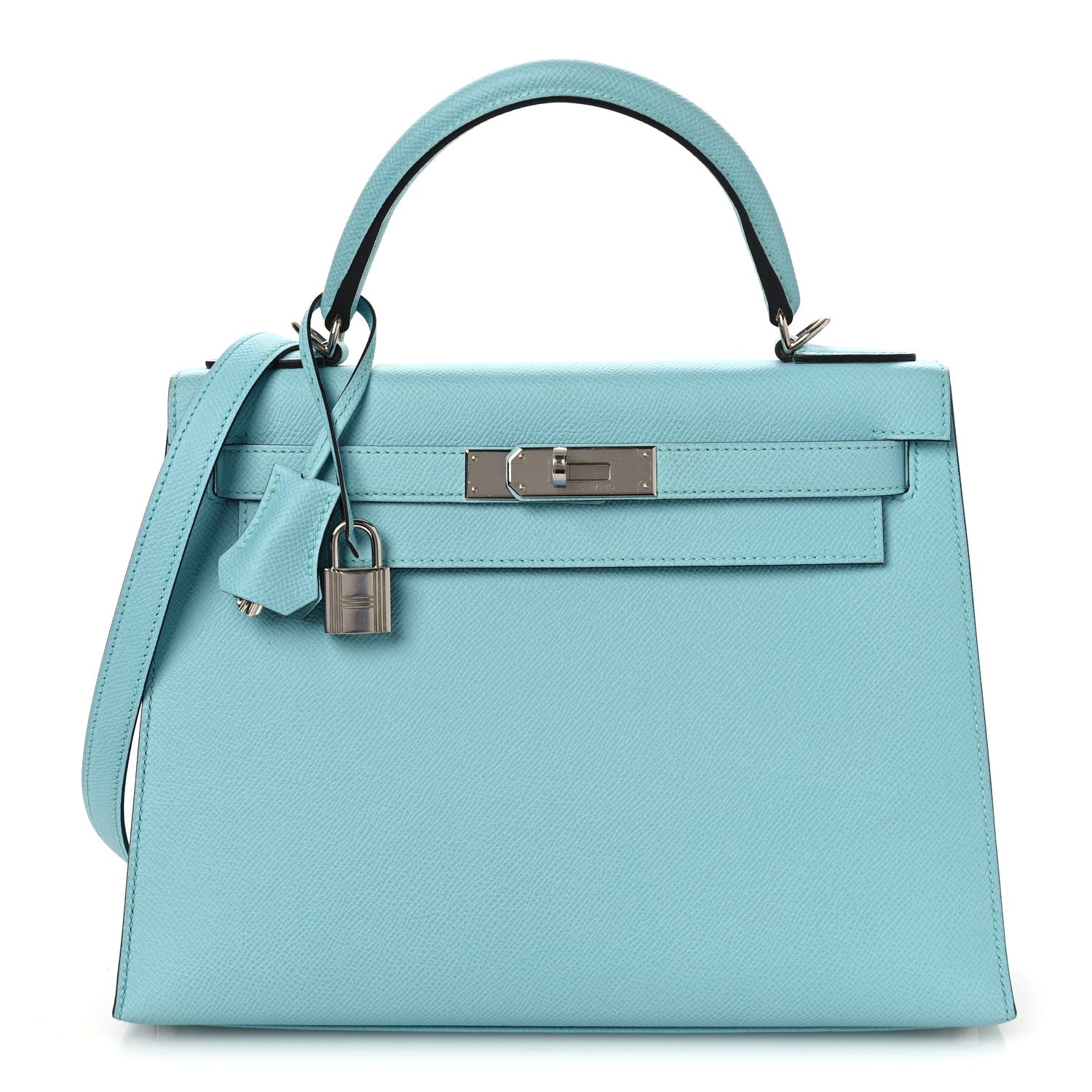 Hermes Epsom Kelly Sellier 28 Bleu Atoll 1 of 13