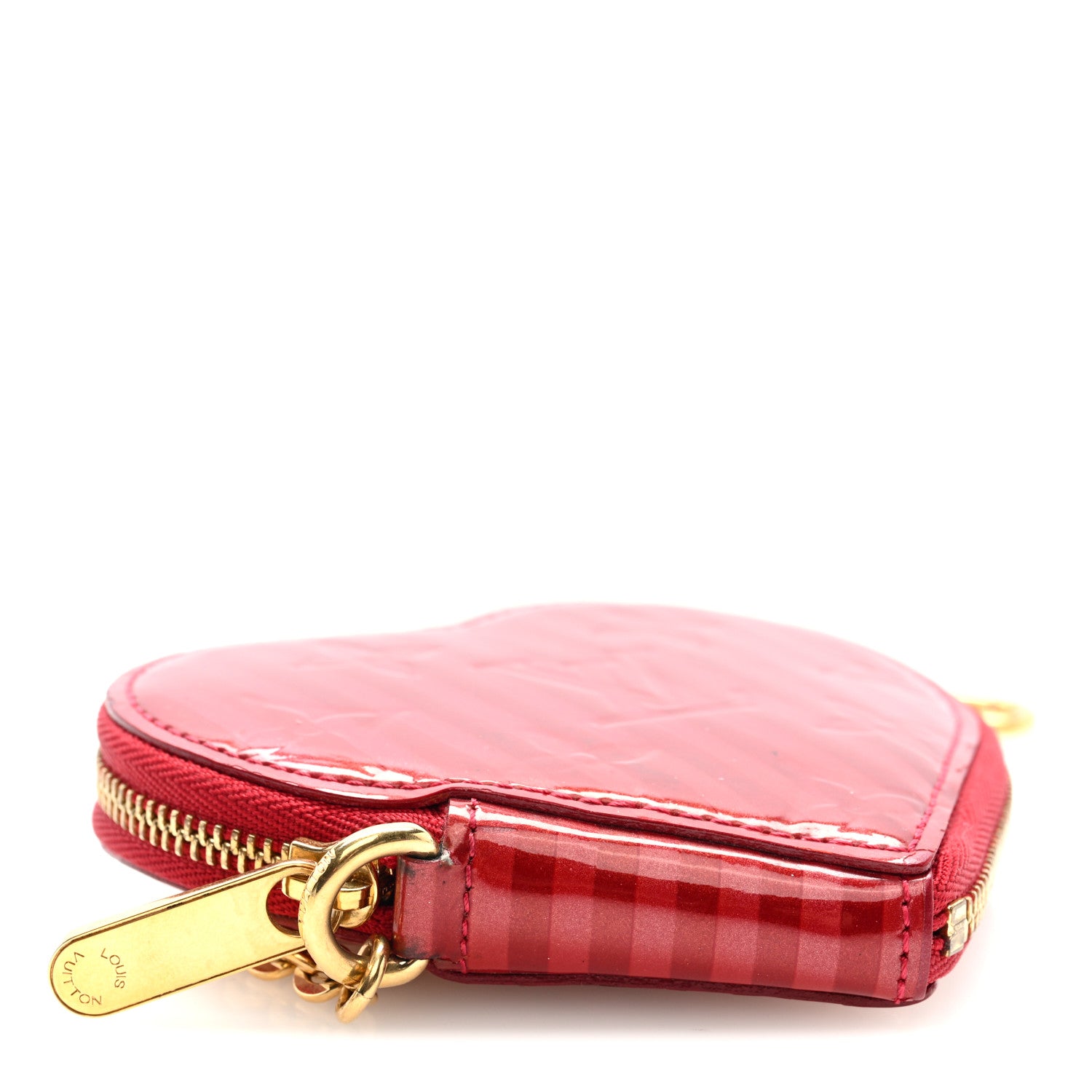 Louis Vuitton Vernis Rayures Coeur Heart Coin Purse Pomme D'Amour 4 of 6