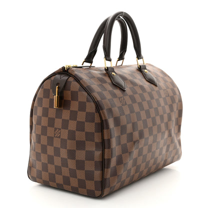 Louis Vuitton Damier Ebene Speedy 30 3 of 9
