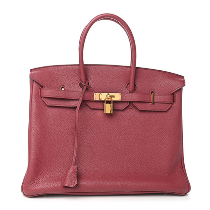 Hermes Togo Birkin 35 Bois de Rose 1 of 10