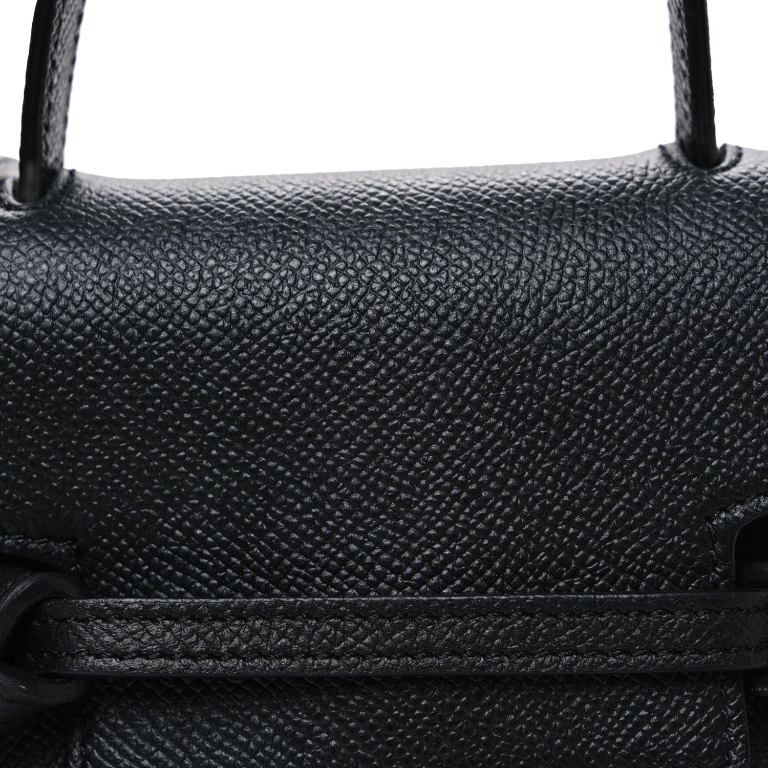 Celine Grained Calfskin Nano Belt Bag Black 9 of 11