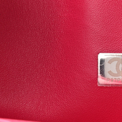 Chanel Caviar Quilted Jumbo Double Flap Dark Pink 6 of 8