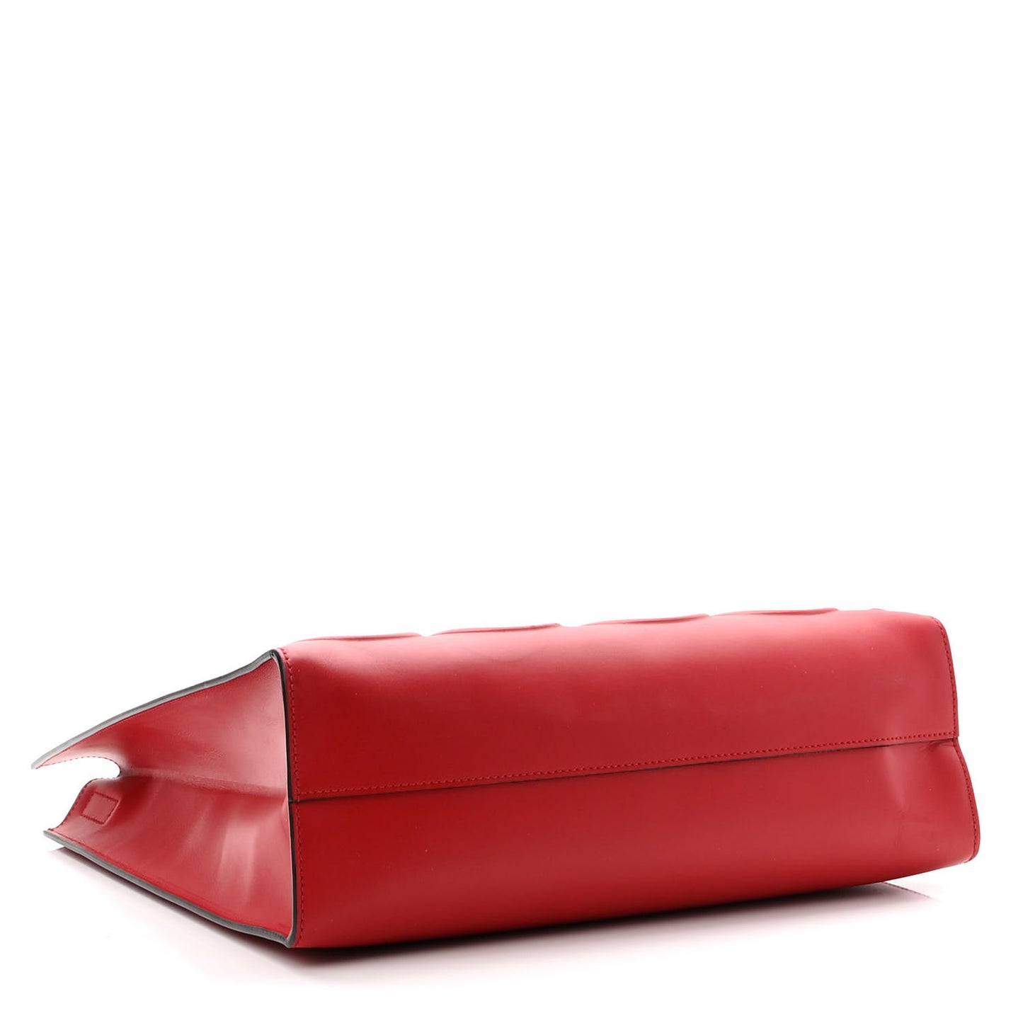 Calfskin Embossed Medium XL Tote Red