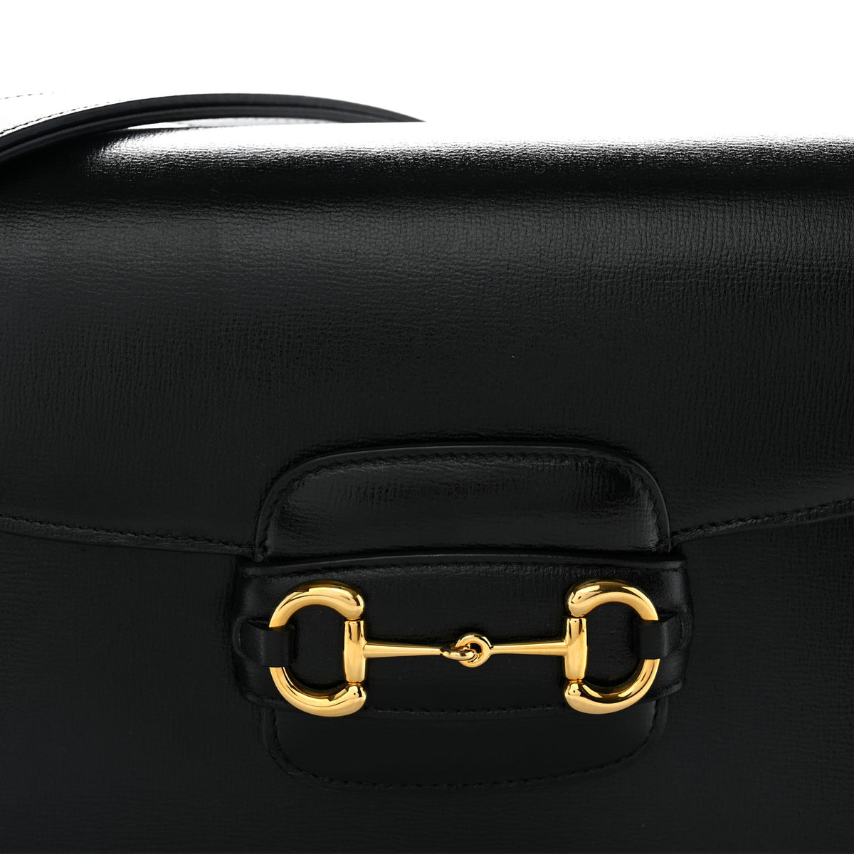 Gucci Azalea Calfskin Horsebit 1955 Shoulder Bag Black 8 of 12