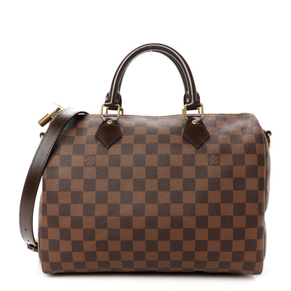 Louis Vuitton Damier Ebene Speedy Bandouliere 30 1 of 12