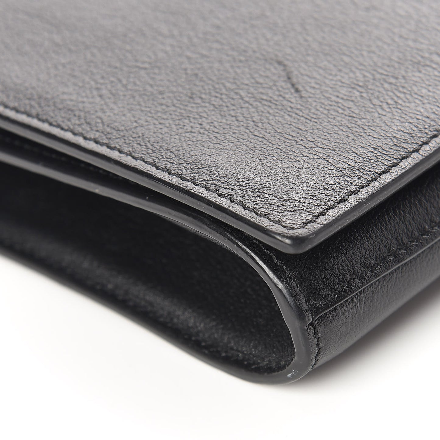 Calfskin Monogram Large Belle De Jour Clutch Black