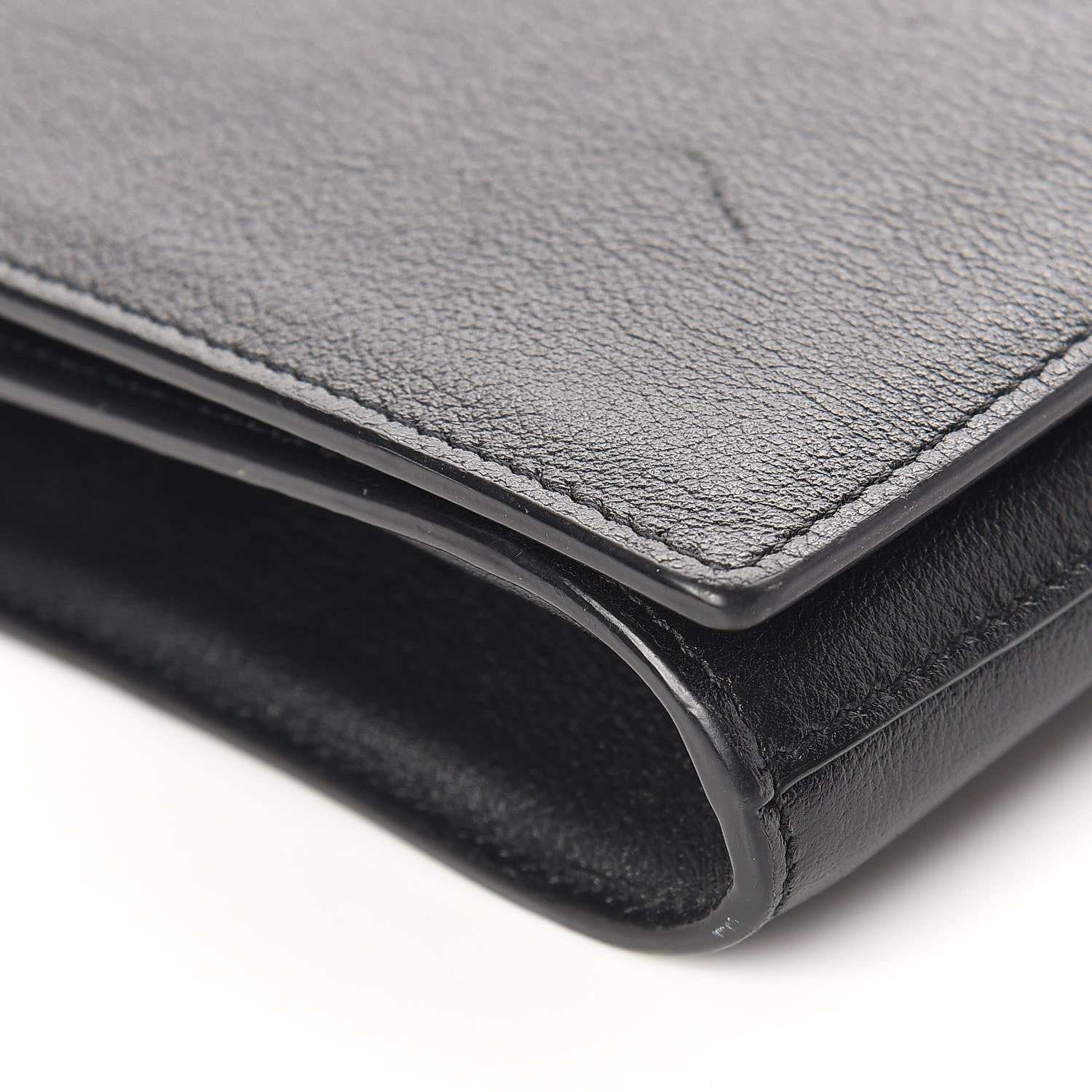 Saint Laurent Calfskin Monogram Large Belle De Jour Clutch Black 16 of 21