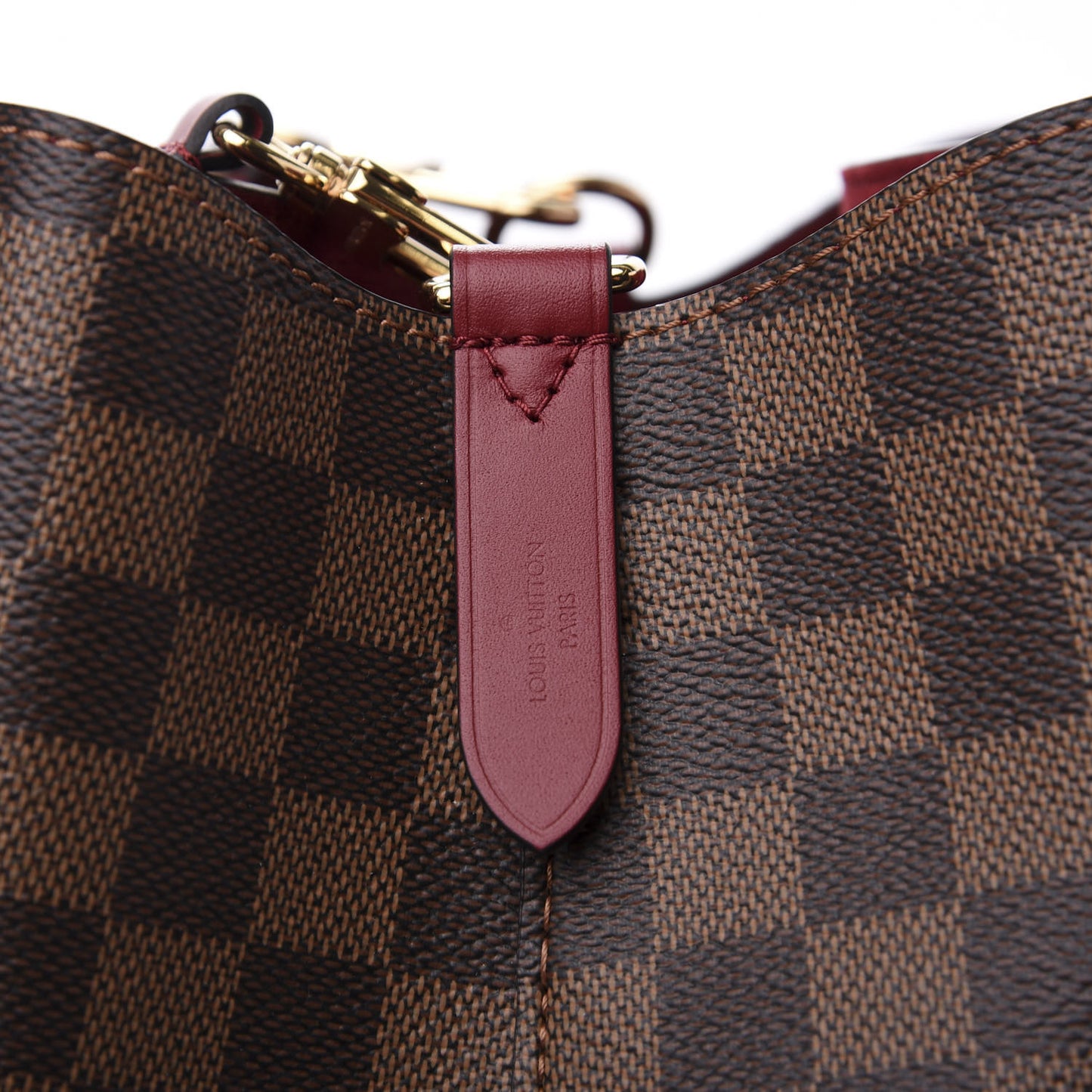 Damier Ebene Neonoe MM Cherry Berry
