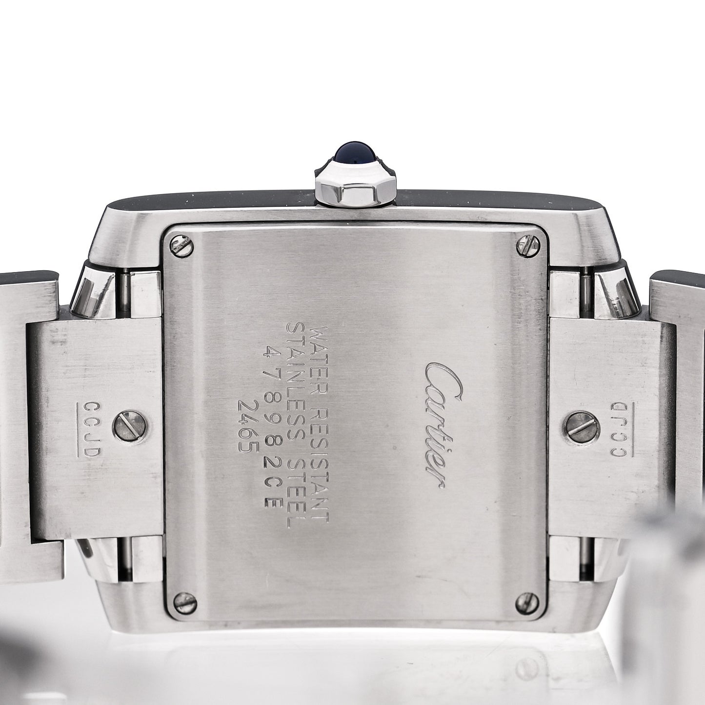 Stainless Steel 25mm Tank Francaise Quartz Watch