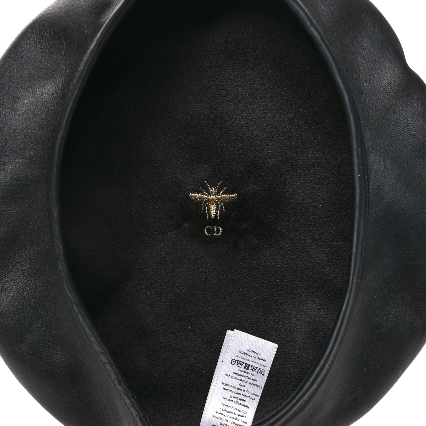 Lambskin D-Dream Beret 58 Black