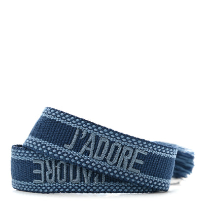 Christian Dior Woven Cotton J'Adior Friendship Bracelet Set Blue 1 of 3