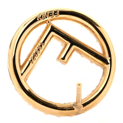 Fendi Metal Crystal F is Fendi Earrings Gold 4 of 5