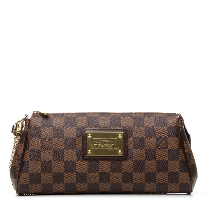 Louis Vuitton Damier Ebene Eva Clutch 1 of 8