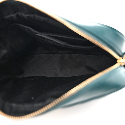 Saint Laurent Calfskin Matelasse Monogram Lou Camera Bag Sea Turquoise 5 of 12