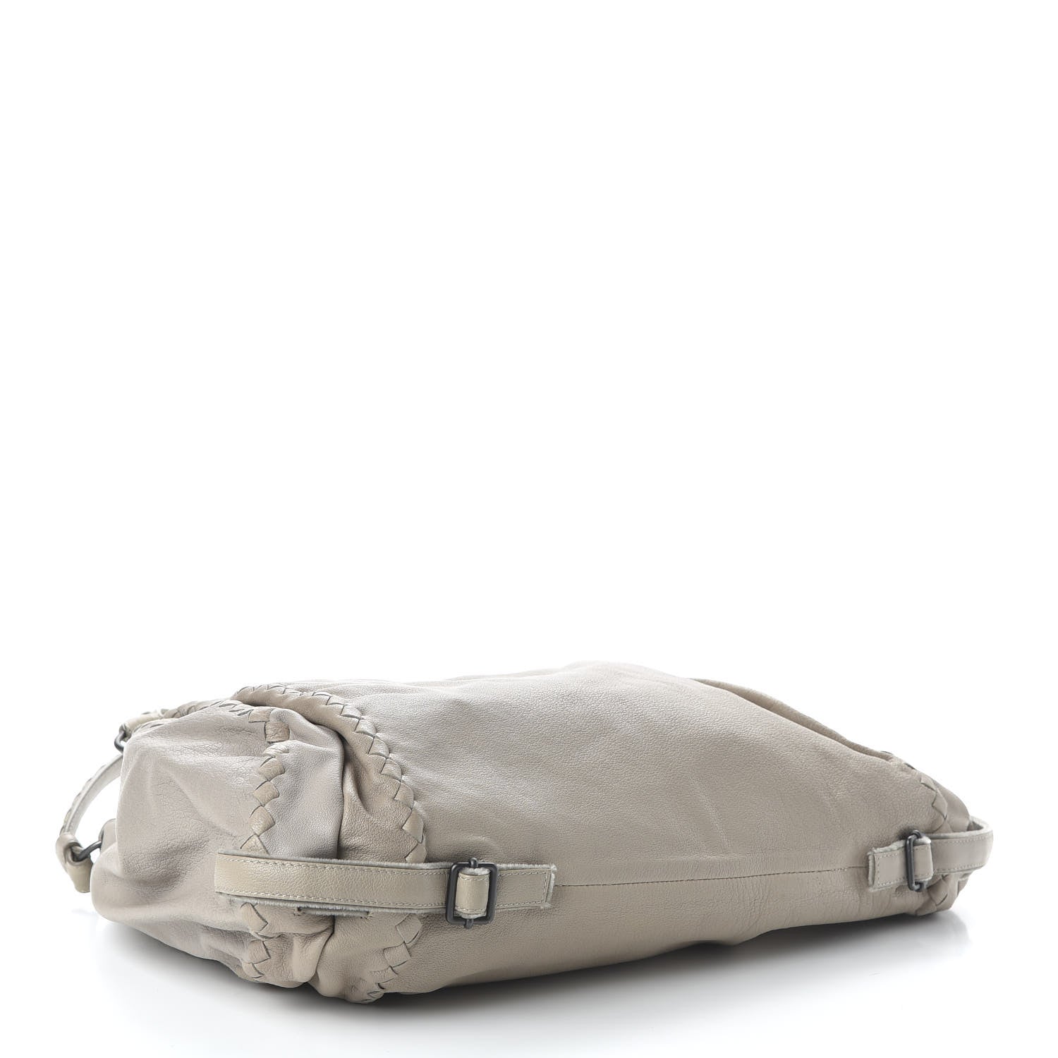 Bottega Veneta Buffalo Shoulder Bag Stone 4 of 8