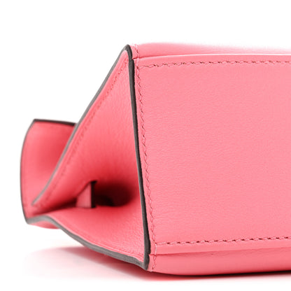 Hermes Swift Kelly Pochette Clutch Rose Ete 9 of 11