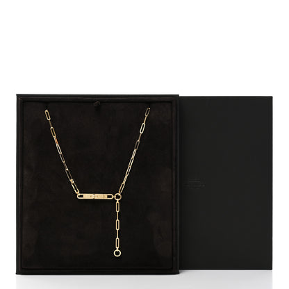 Hermes 18K Yellow Gold PM Kelly Chaine Lariat Necklace SH 5 of 5