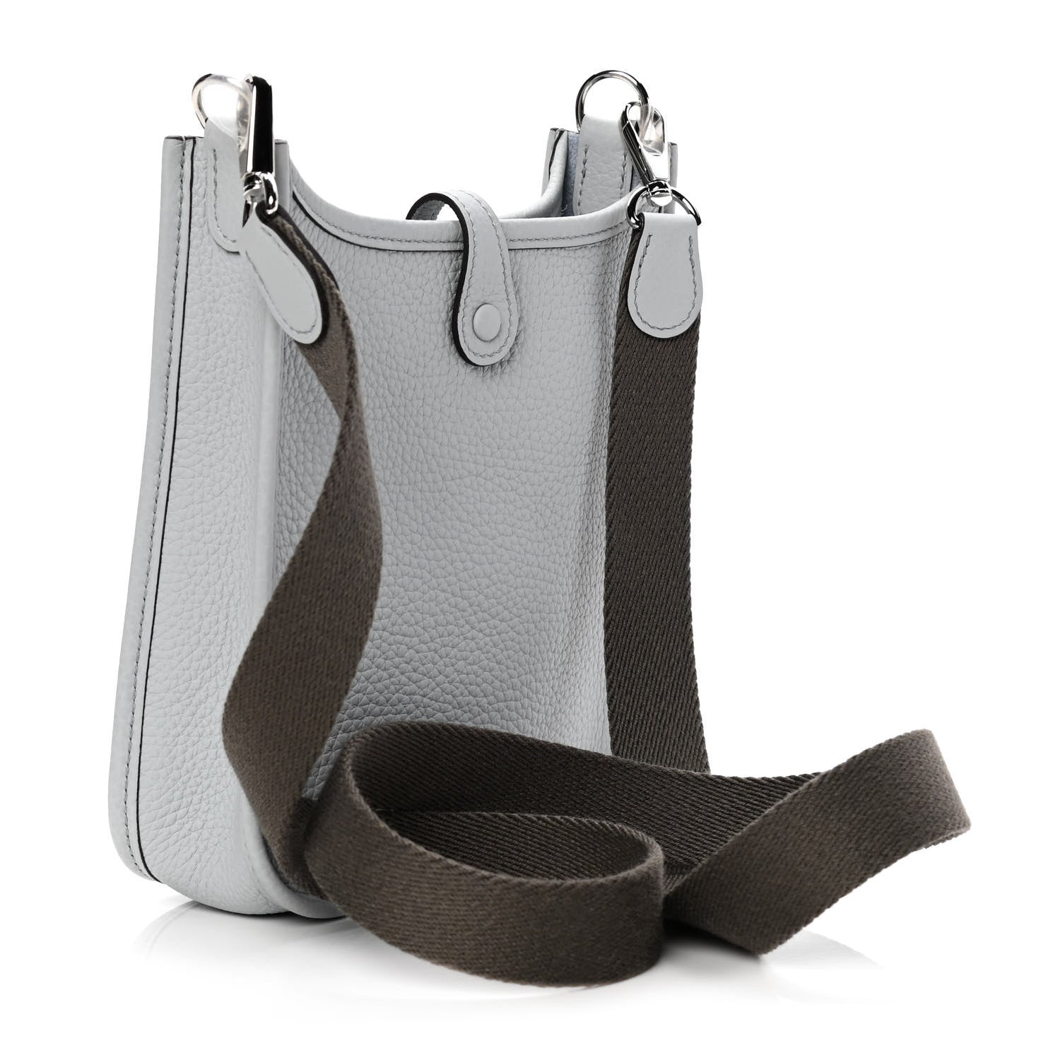 Hermes Taurillon Clemence Amazone Evelyne TPM Gris Perle Etain 2 of 4