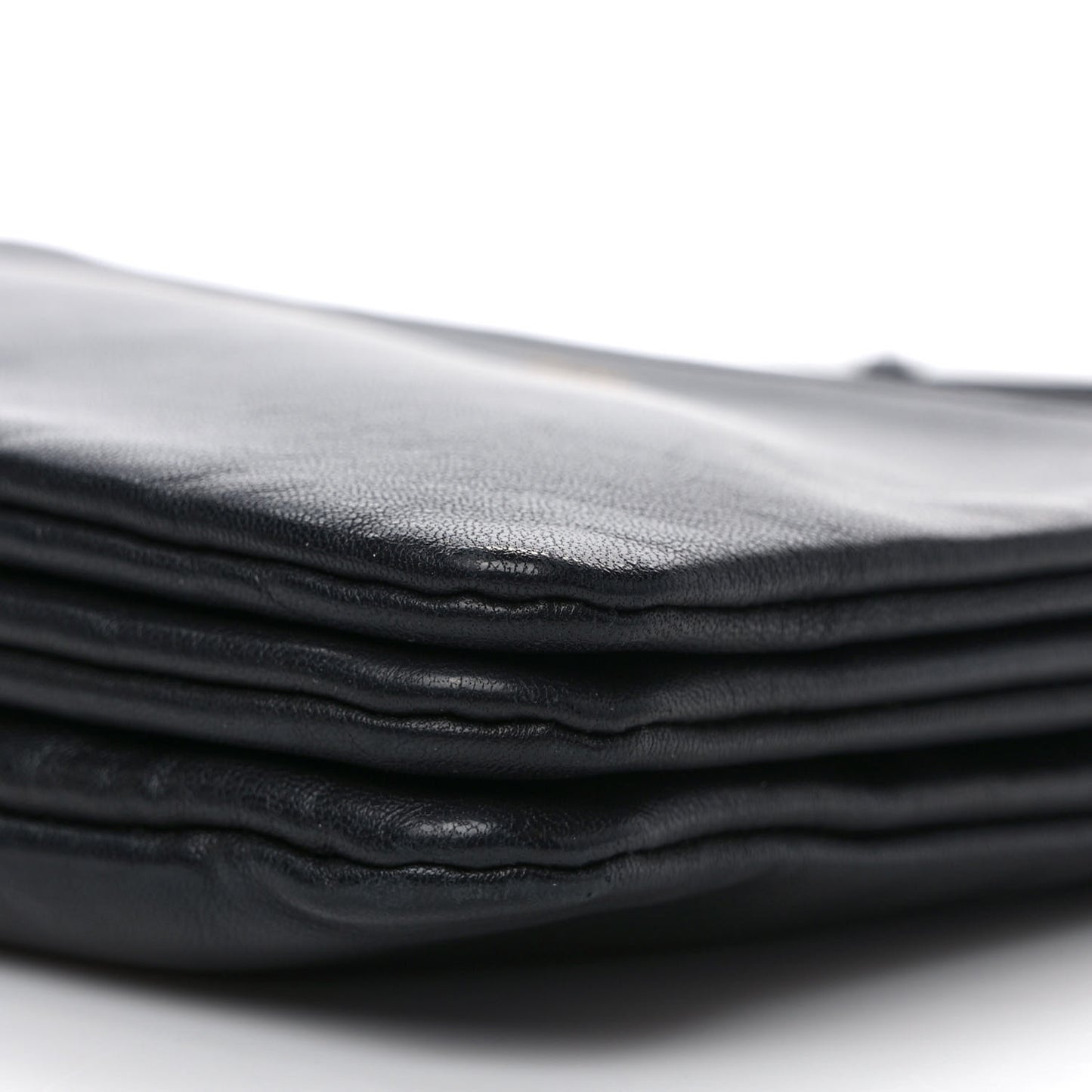 Lambskin Small Trio Crossbody Bag Black