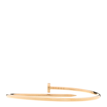 Cartier 18K Yellow Gold Small Juste Un Clou Bracelet 19 2 of 4