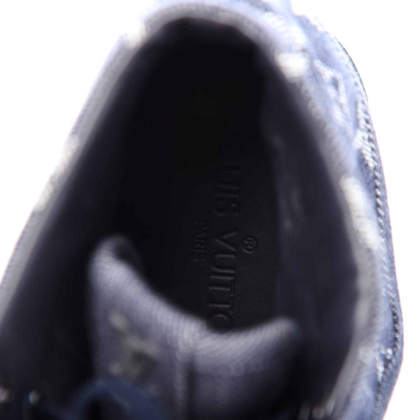 Monogram Denim Brea Sneaker 37 Blue