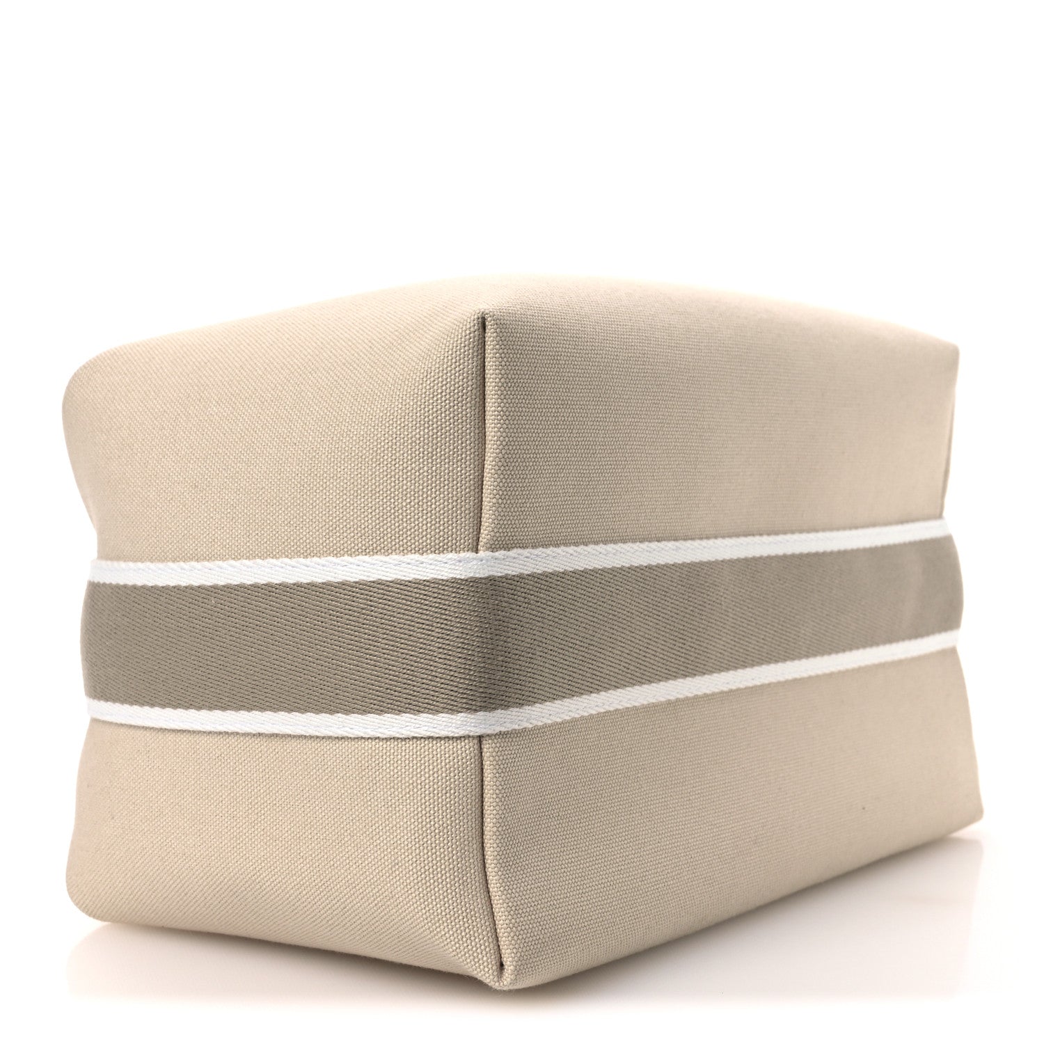 Hermes Canvas Large Bride-A-Brac Pouch Natural 4 of 9
