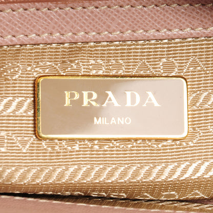 Prada Saffiano Lux Small Double Zip Tote Cammeo 8 of 11