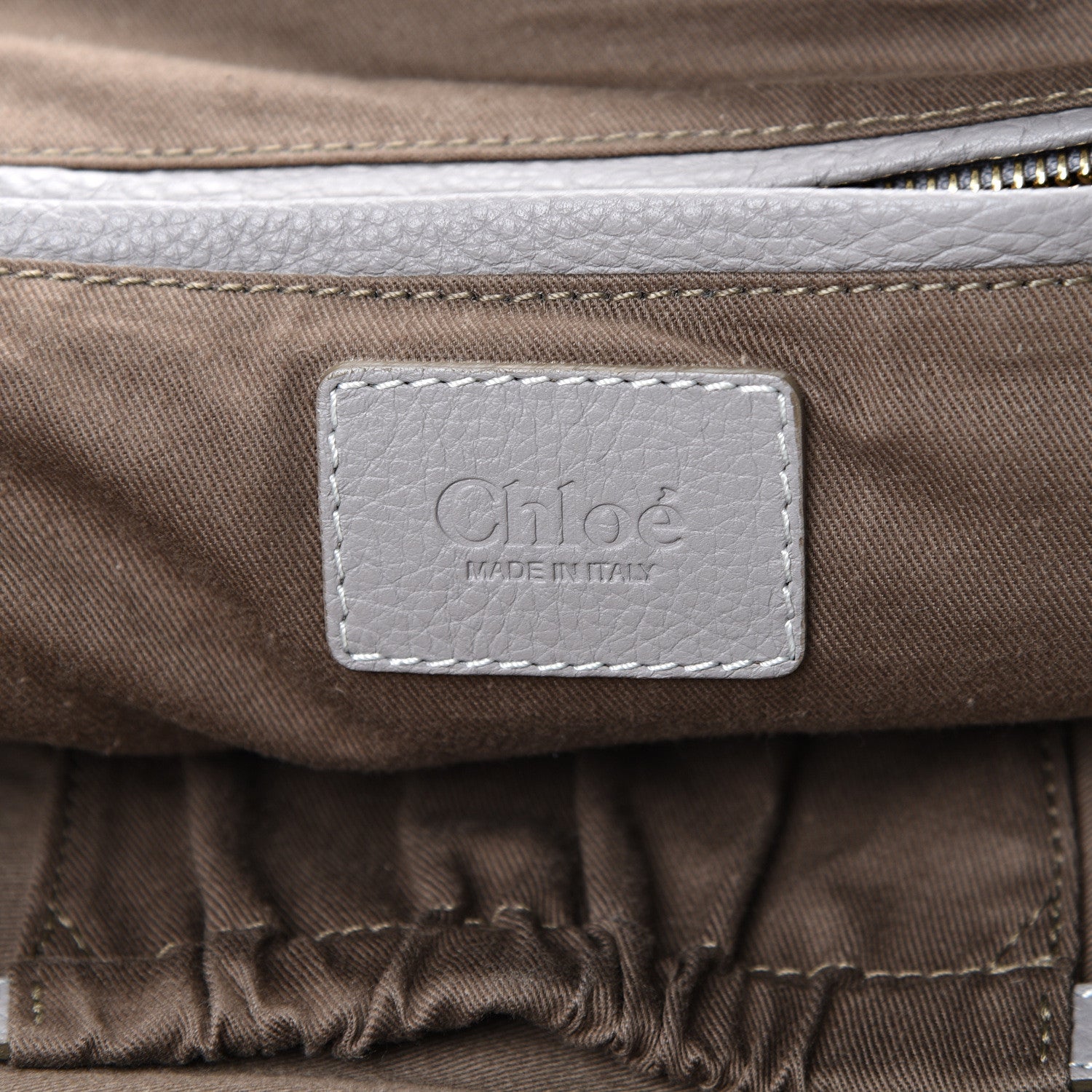 Chloe Calfskin Large Marcie Satchel Cashmere Grey 5 of 9