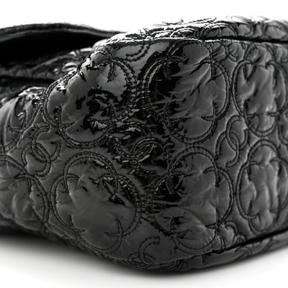 Chanel Vinyl Rock In Moscow Single Flap Black 9 of 10