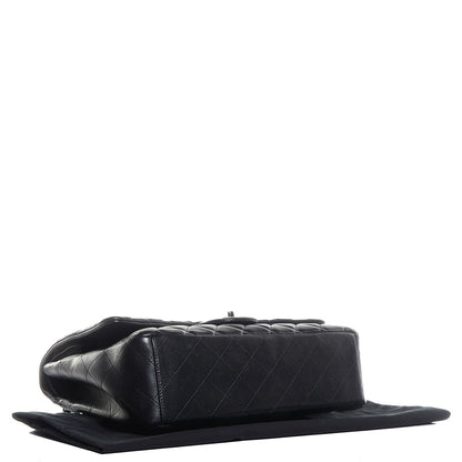 Chanel Lambskin Quilted Maxi Double Flap Black 4 of 9