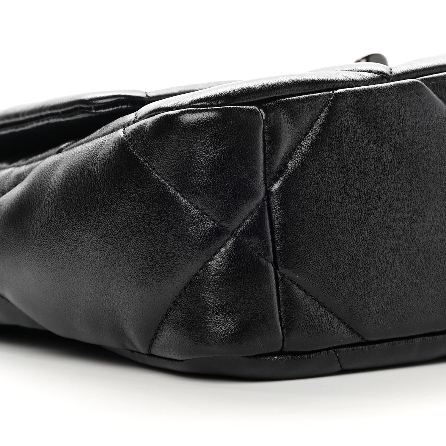 Chanel Lambskin Quilted Medium Chanel 19 Flap So Black 9 of 12