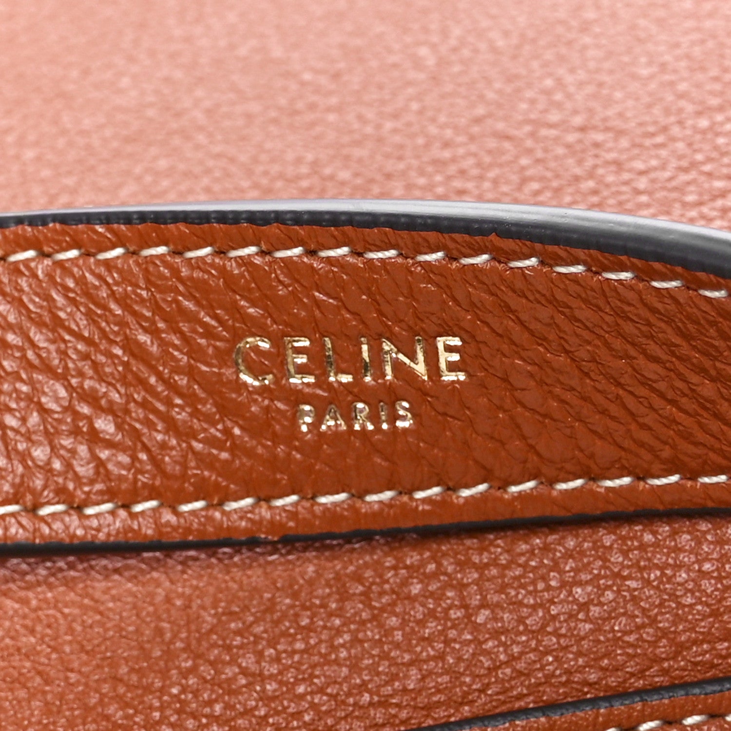Celine Supple Calfskin Medium Triomphe Heloise Shoulder Bag Tan 7 of 10