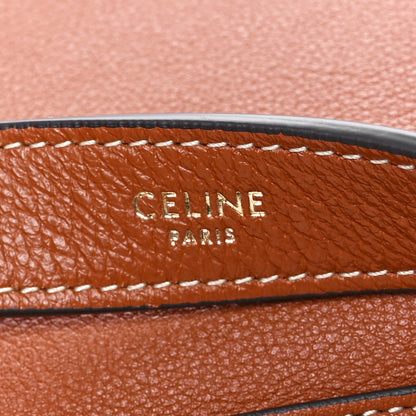 Celine Supple Calfskin Medium Triomphe Heloise Shoulder Bag Tan 7 of 10