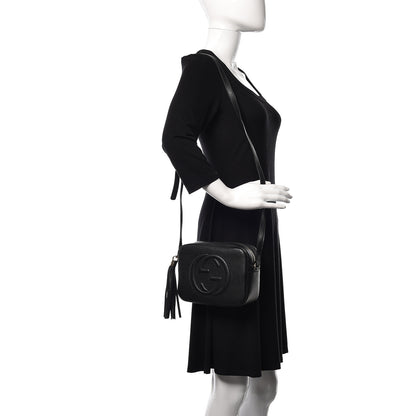 Gucci Pebbled Calfskin Small Soho Disco Bag Black 2 of 9