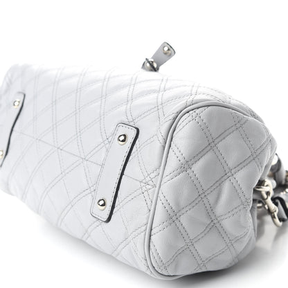 Marc Jacobs Calfskin Quilted Stam Light Gray 7 of 9