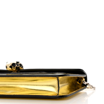 Bulgari Metallic Calfskin Serpenti Forever Bag Gold 9 of 9