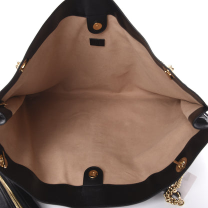 Gucci Calfskin Large Rajah Chain Tote Black 5 of 6