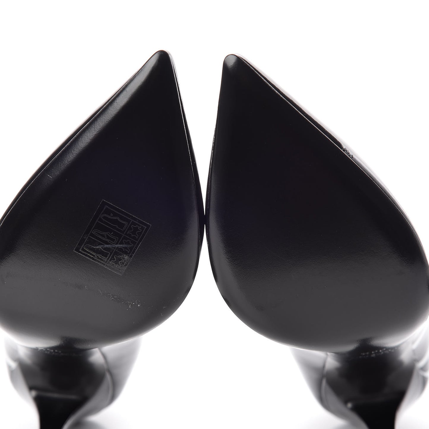 Patent VLTN 105mm Pumps 36.5 Black White
