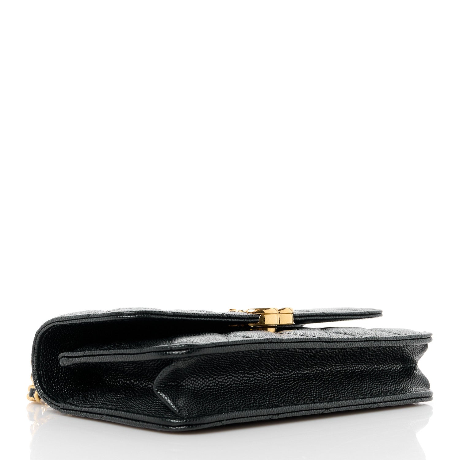 Chanel Caviar Quilted Coco First Phone Holder With Chain Black 4 of 11