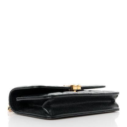 Chanel Caviar Quilted Coco First Phone Holder With Chain Black 4 of 11