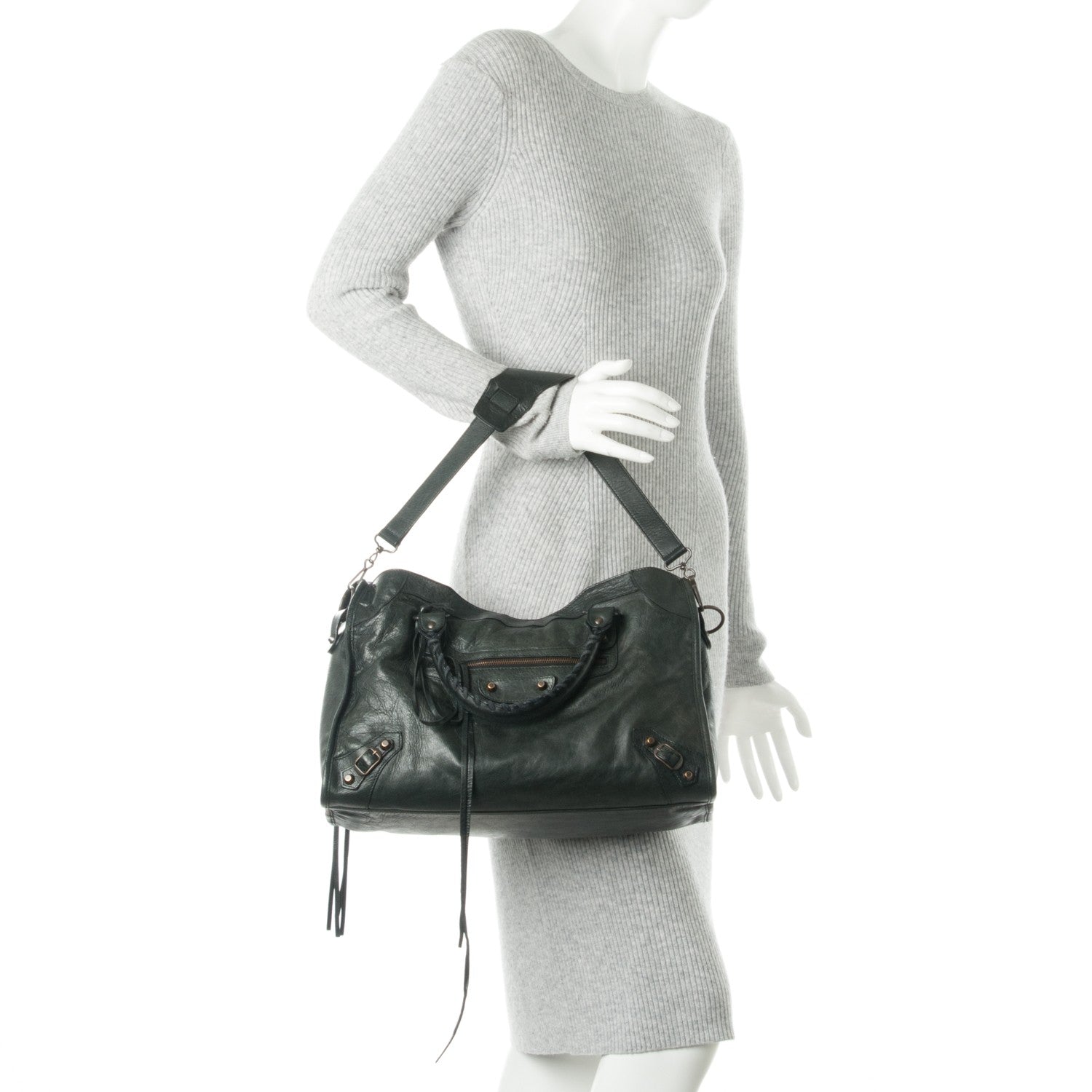 Balenciaga Agneau Classic Hardware City Black 2 of 7