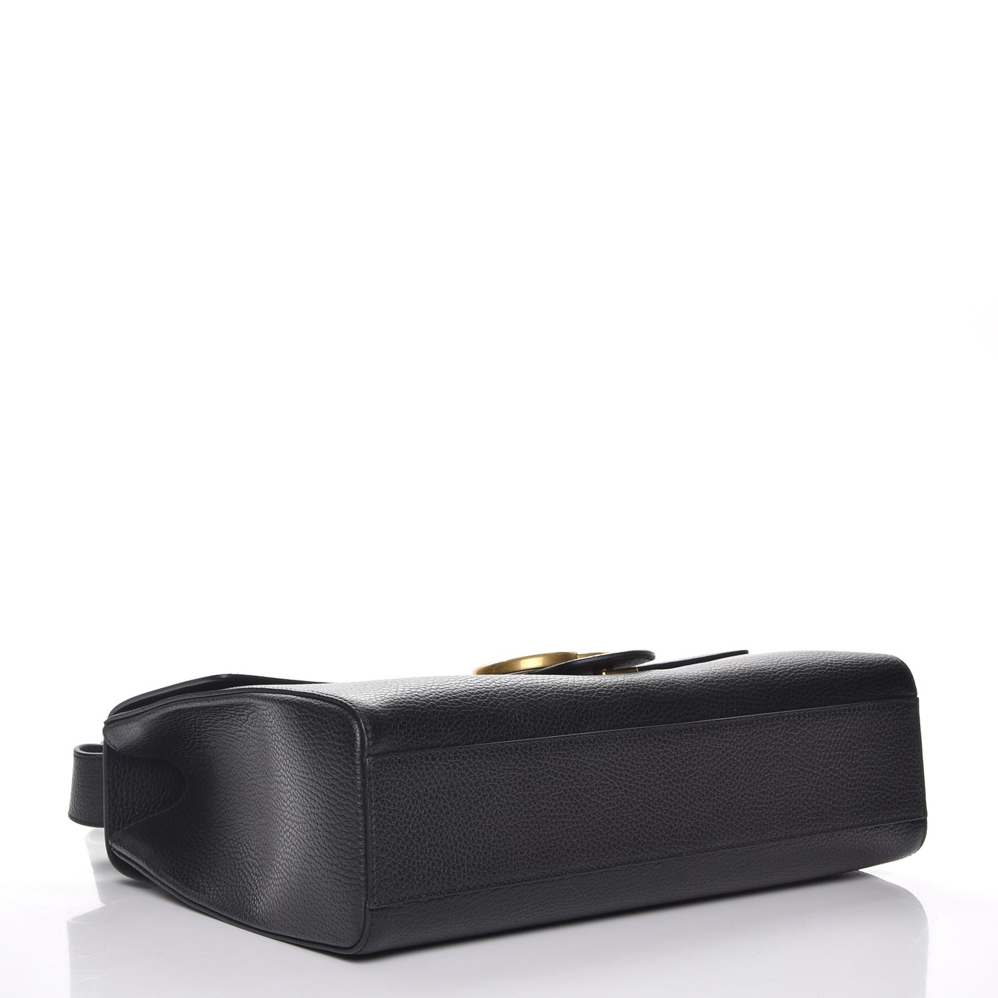 Calfskin GG Marmont Messenger Bag Black