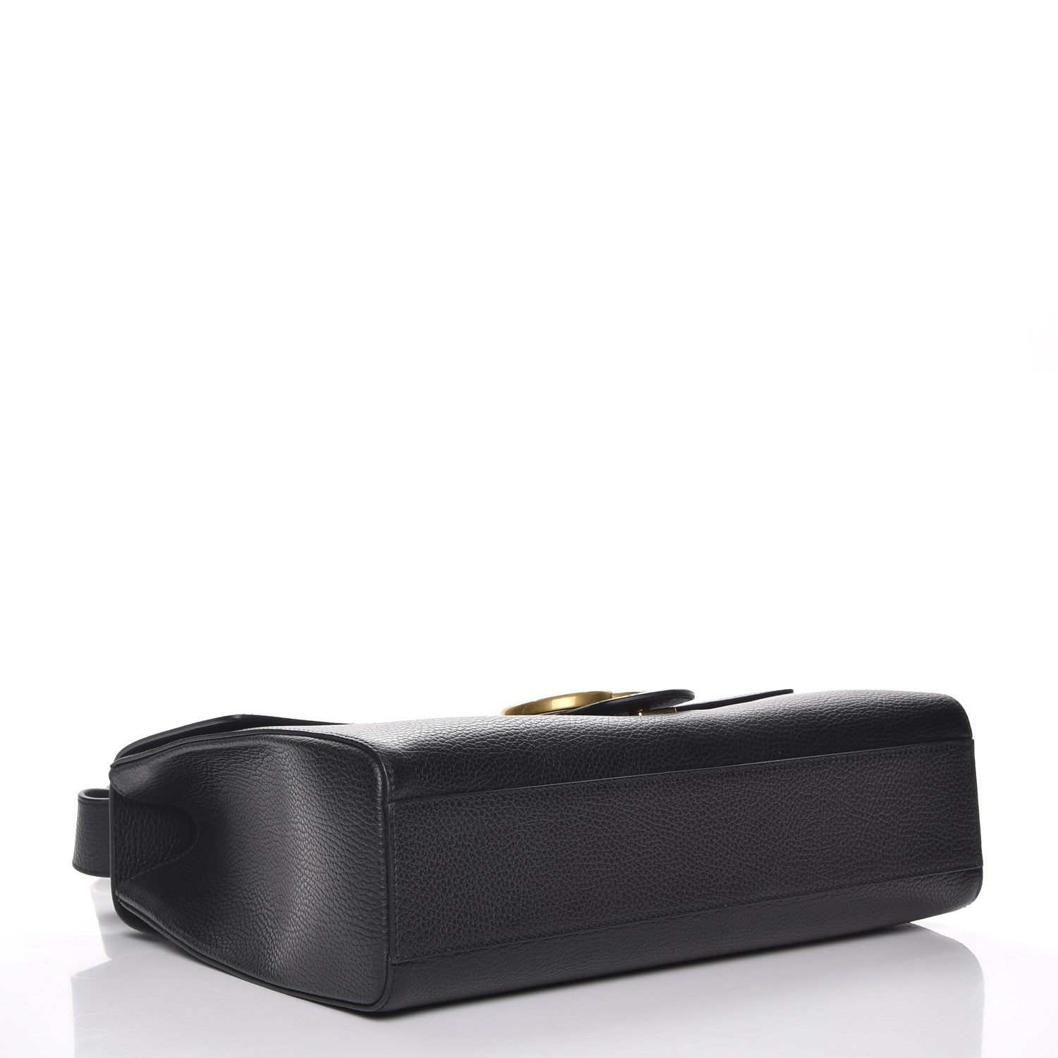 Gucci Calfskin GG Marmont Messenger Bag Black 4 of 7