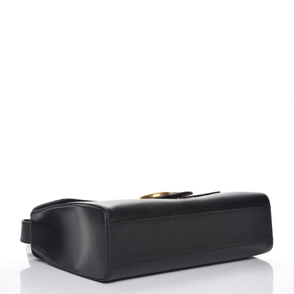 Gucci Calfskin GG Marmont Messenger Bag Black 4 of 7