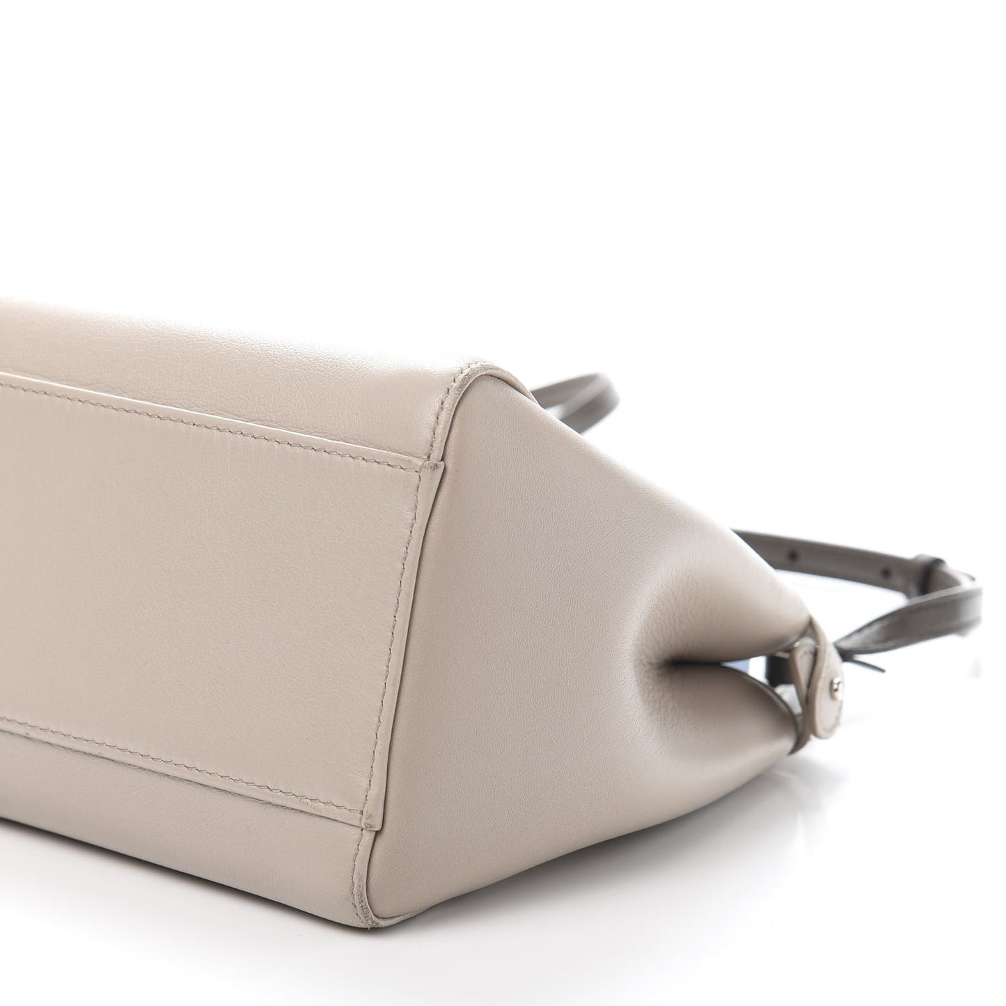 Nappa Colorblock Mini Peekaboo Iconic Satchel Grigio Polvere Carbone Bloody Mary