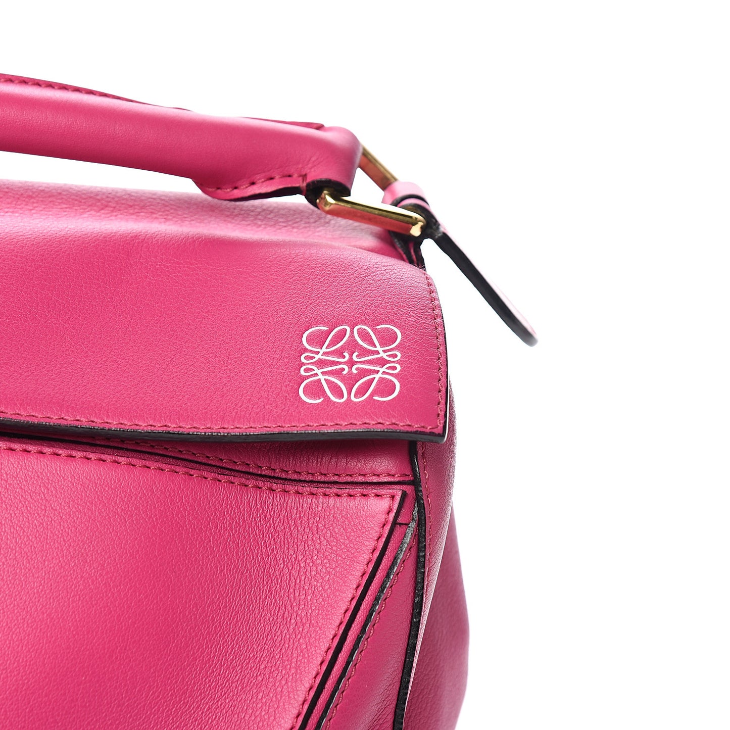 Calfskin Medium Puzzle Bag Fuchsia