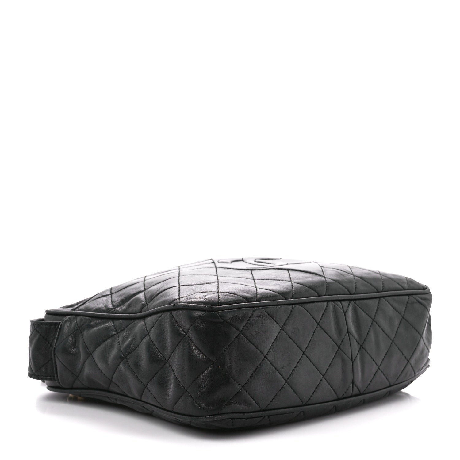 Chanel Lambskin Quilted Tassel Camera Case Black 4 of 12