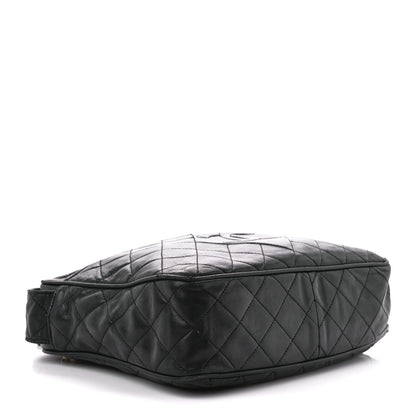 Chanel Lambskin Quilted Tassel Camera Case Black 4 of 12
